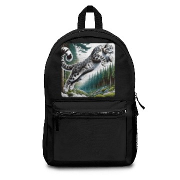 Discover Snow Leopard Leopard White Leopard Backpacks