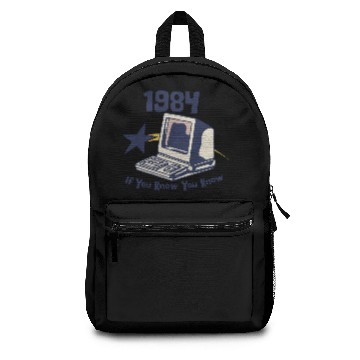 Discover 1984 40th Birthday Vintage Computer Backpacks
