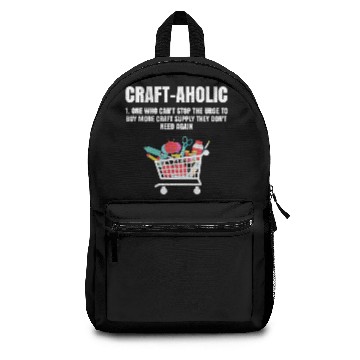 Discover Funny Crafting Mom Craft Supply Backpacks