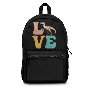 Discover LOVE Velociraptor Dinosaur Backpacks