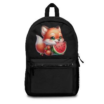 Discover Fox Eating Watermelon Backpacks