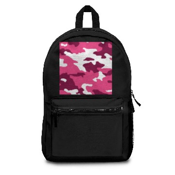 Discover Pink Army Camo Pattern Backpacks