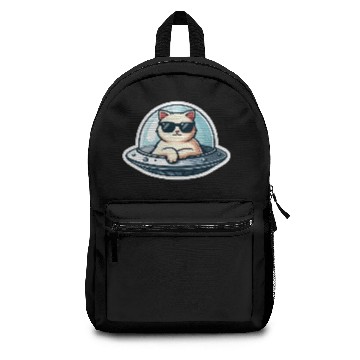Discover Space Cat Annoyed Backpacks