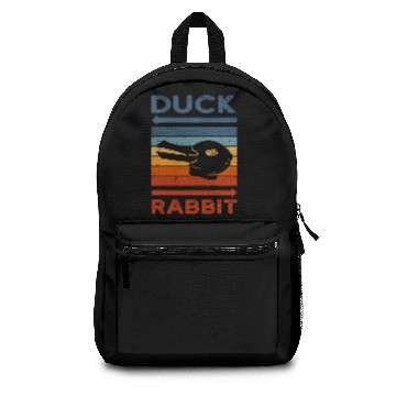 Discover Wittgensteins Rabbit Duck Illusion Backpacks