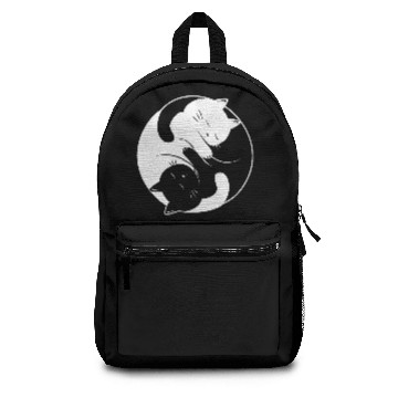 Discover Ying Yang cat Backpacks