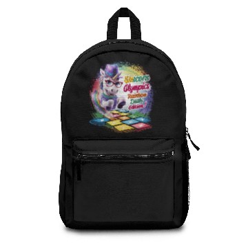 Discover "Unicorn Olympics: Rainbow Dash Edition!" Backpacks