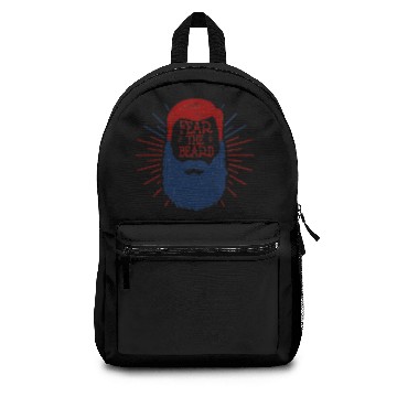 Discover fear the beard Backpacks