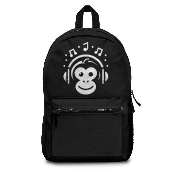 Discover Joyful Monkey Tune Backpacks
