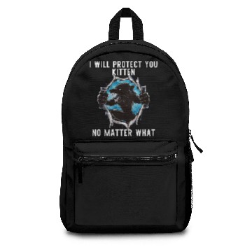 Discover alpha wolf ripping meme Backpacks i will protect you