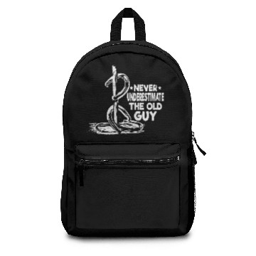 Discover Old Guy Horseshoe Pitching Backpacks