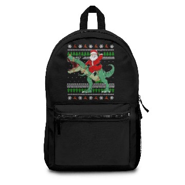 Discover Santa Riding Dinosaur Reindeer Backpacks