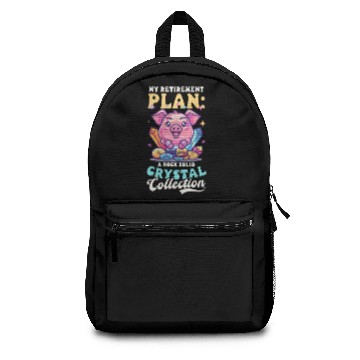 Discover Crystal Collector Retirement Plan Solid Collection Backpacks