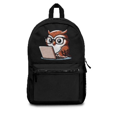 Discover Tech-Savvy Owl: Nighttime Nerd Backpacks
