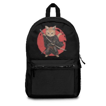 Discover Ninja Japanese Samurai Cat Kitten Backpacks