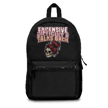 Discover Expensive Difficult And Talks Back Skeleton Messy Backpacks