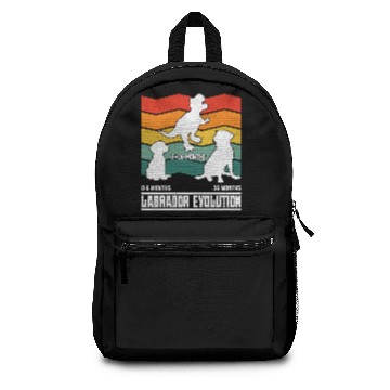 Discover Labrador Lover LABRADOR EVOLUTION Funny Backpacks