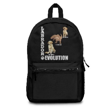Discover Labrador Lover LABRADOR EVOLUTION Funny Labrador Backpacks