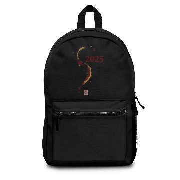 Discover Elegant Snake Lunar New Year Design Backpacks