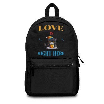 Discover LOVE IS RIGHT HERE Backpacks