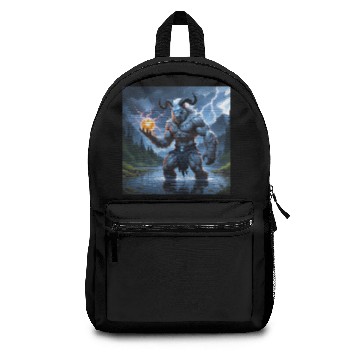 Discover legendary animals Thunderous Silver Ape Backpacks