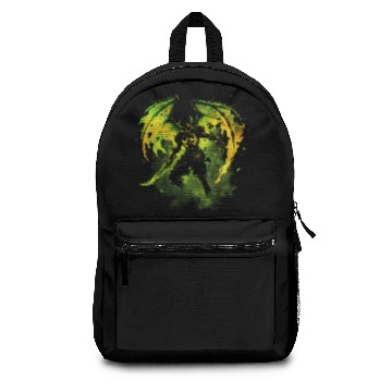 Discover Demonic Warrior Hellfire Fantasy Artwork Backpacks