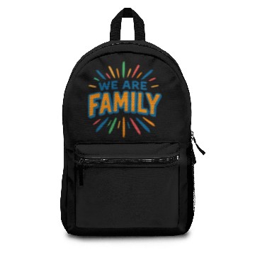 Discover We are Family 1 Backpacks