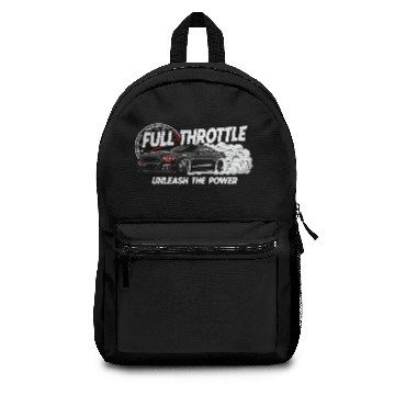 Discover Full Throttle Muscle Car Design Backpacks