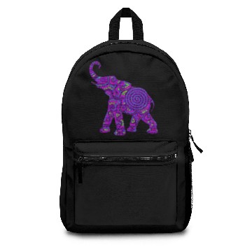 Discover elephant - violet Backpacks