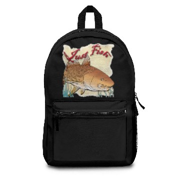 Discover Just Fish Redfish tan Backpacks