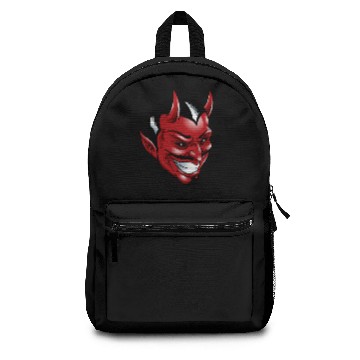 Discover Red Devil ( HD Pixel Design ) Backpacks