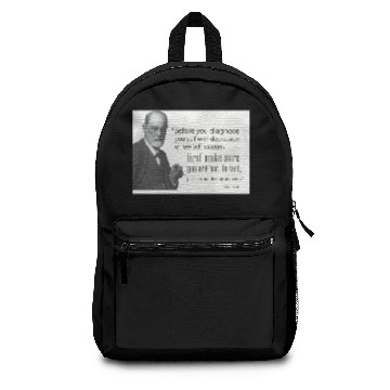 Discover Freud: "Before diagnosing depression, make sure Backpacks