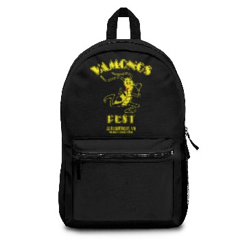 Discover Vamonos Pest Control Logo Backpacks