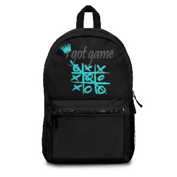 Discover I Got Game tic tac toe Backpacks