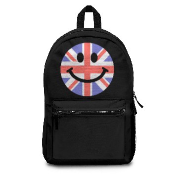 Discover British Flag Smiley Face Backpacks