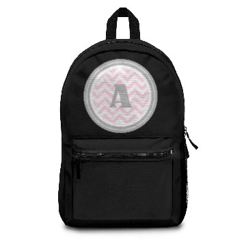 Discover Pink Chevron A Backpacks