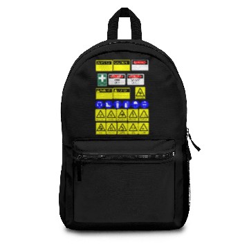 Discover safety signs Backpacks