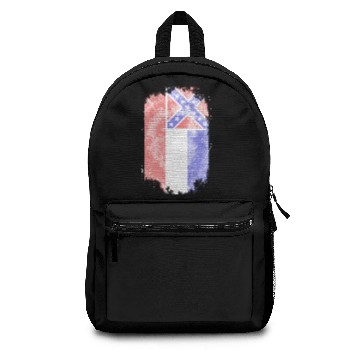 Discover Mississippi vintage flag Backpacks