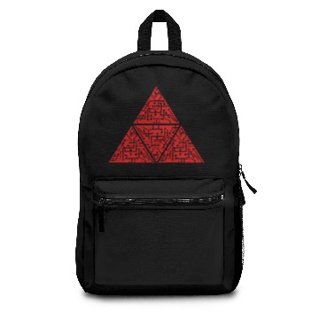 Discover 4 triangles form microchip technology cool design Backpacks