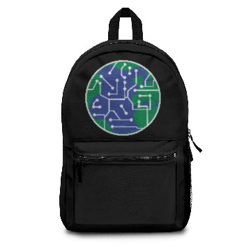 Discover earth technology networked data information electr Backpacks