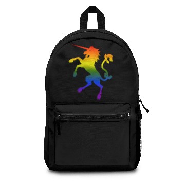 Discover Rainbow unicorn (gradient remix) Backpacks