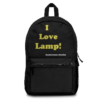 Discover I love Lamp' Anchorman Backpacks