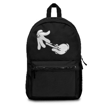 Discover Mickey hands roll rolling green Backpacks