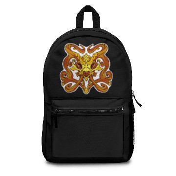 Discover Monster damask gold a Backpacks