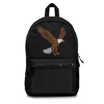 Discover Bald Eagle Flying Drawing Backpacks