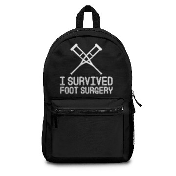 Discover I Survived Foot Surgery Backpacks