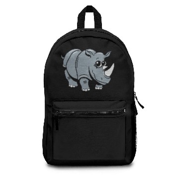 Discover rhinoceros cute cute Backpacks