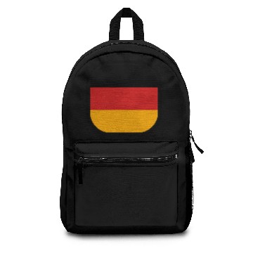 Discover button 3 colors germany nation black red gold flag Backpacks