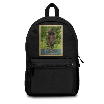 Discover Olympic National Park Vintage Bear Backpacks