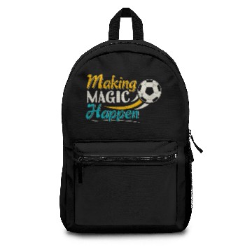 Discover Soccer Making Magic Happen Sleeveless Backpacks