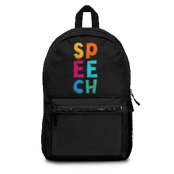 Discover Cute Speech Language Pathologist Speech Therapy SL Backpacks